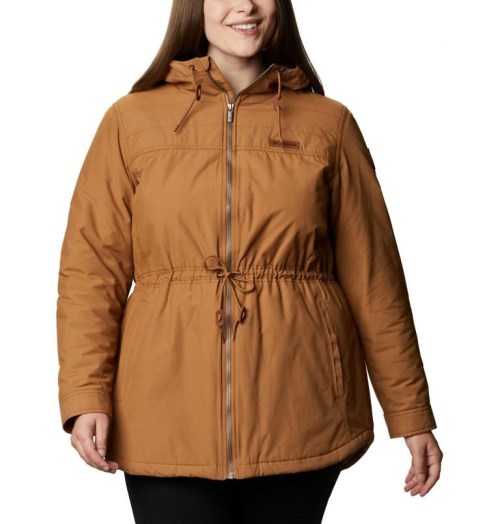 Jacheta Columbia Chatfield Hill Dama Maro | Plus Size VN7MSQ180